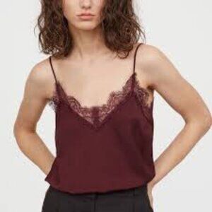 H&M Deep Burgundy Camisole